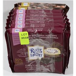 BUNDLE OF 8 ASSORTED RITTER SPORT CHOCOLATES