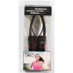 NEW ELECTRA COLLAPSIBLE STEREO HEADPHONES