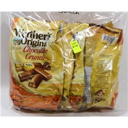 5 PACKS OF WERTHERS CHOCOLATE CRUNCH