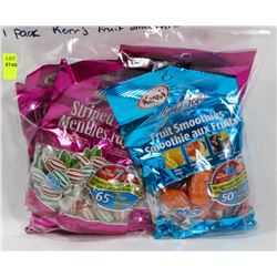 3 PACKS OF KERRS STRIPED MINTS SOLD WITH 1 PACK