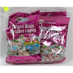 4 PACKS OF KERRS STRIPED MINTS