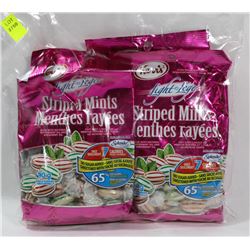 4 PACKS OF KERRS STRIPED MINTS