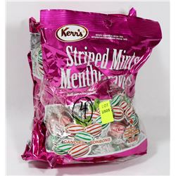 4 PACKS OF STRIPED MINTS