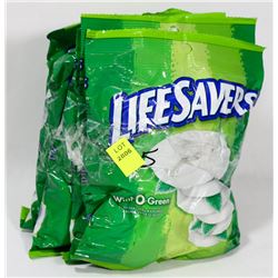 5 PACKS OF LIFE SAVERS MINTS