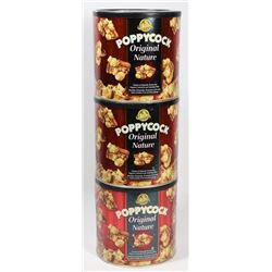 3 TUBS OF POPPYCOCK ORIGINAL MIX