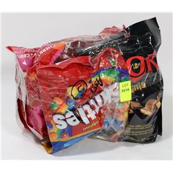 5 ASSORTED BAGS OF CHOCOLATES AND CANDIES