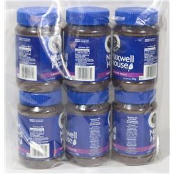 6 TUBS OF MAXWELL HOUSE MELLOW ROAST INSTANT COFFEE