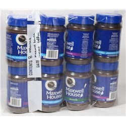 6 TUBS OF ASSORTED MAXWELL HOUSE INSTANT COFFEE