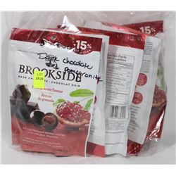 5 POUCHES OF DARK CHOCOLATE POMEGRANATE TREATS