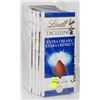 Image 1 : 9 DARK CHOCOLATE, 1 EXTRA CREAMY LINDT BARS