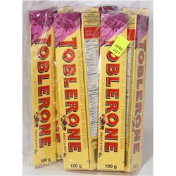 BAG OF 10 FRUIT AND NUT TOBLERONE BARS