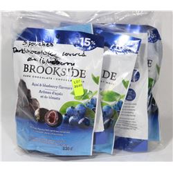 5 PACKS OF DARK CHOCOLATE COVERED ACAI AND