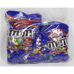 6 PACKS OF CARAMEL M&M'S