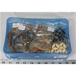CONTAINER OF VINTAGE JEWELRY