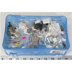 CONTAINER OF VINTAGE JEWELRY
