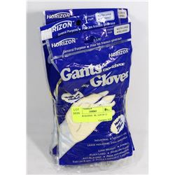 RUBBER GLOVES   XL  LOT OF 12