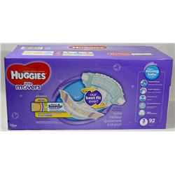 CASE OF 92 HUGGIES LITTLE MOVERS DIAPERS SIZE 3