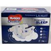 Image 1 : CASE OF 74 HUGGIES OVERNITES DIAPERS SIZE 4