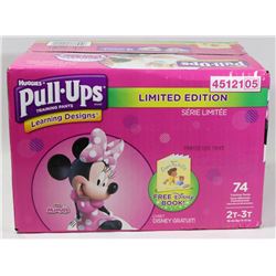 CASE OF HUGGIES PULL UPS DIAPERS SIZE 2T-3T