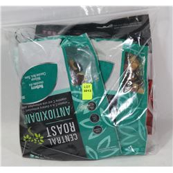 4 ASSORTED BAGS OF CENTRAL ROAST NUTS