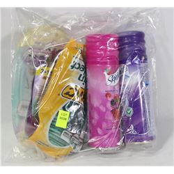 BAG OF WOMENS RAZORS AND SHAVE GEL