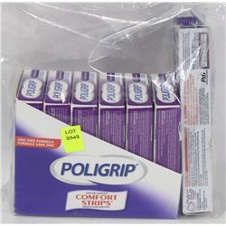 BAG OF POLIGRIP AND FIXODENT PLUS