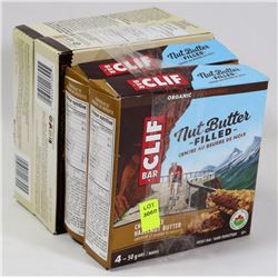 4 ASSORTED BOXES OF SNACK BARS