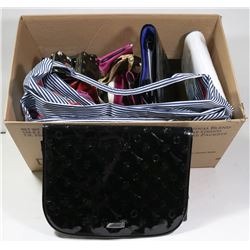 TOTE OF ASSORTED  NEW BAGS INCLUDING