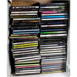 BOX OF OVER 70 CDS INCL TRAGICALLY HIP, LEONARD
