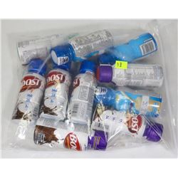 BAG OF ASSORTED BOOST AND ENSURE DRINKS