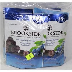 6 PACKS OF BROOKSIDE DARK CHOCOLATE ACAI AND