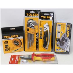 FLAT OF TOLSEN SEALED ITEMS
