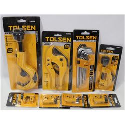 SET OF SEALED TOLSEN FIBER GLASS