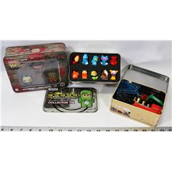 FLAT OF TIN COLLECTIBLES