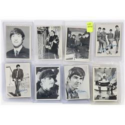 8 BEATLES TRADING CARDS
