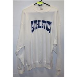NEW SIZE XL, WHITE ATHLETICS FRUIT OF THE LOOM