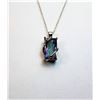 Image 1 : 17)  RECTANGULAR SHAPED MYSTIC TOPAZ