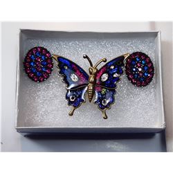 9)  GOLD TONE, PURPLE, HOT PINK & BLUE