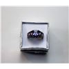 Image 1 : 7)  BLACK RHODIUM PLATED & PURPLE CZ