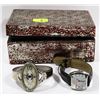 Image 1 : 2 WOMANS WATCHES IN JEWELRY BOX