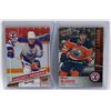 Image 1 : LOT OF 2 EDMONTON OILERS CARDS, WAYNE GRETZKY-