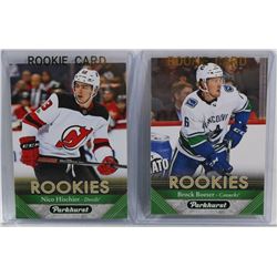 LOT OF 2 ROOKIE CARDS BRCK BOESER & NICO HISCHIER