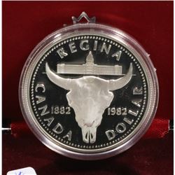 1982 PROOF CASED SILVER DOLLAR