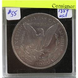 1889 USA MORGAN SILVER DOLLAR