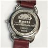 Image 3 : 42) ROOTS RED LEATHER WATCH