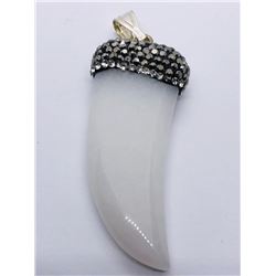 38) STERLING SILVER PENDANT