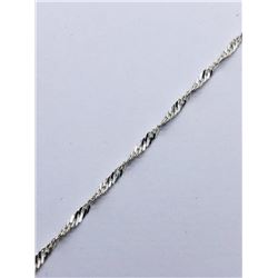 42) STERLING SILVER BRACELET