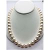 Image 1 : 43) STERLING SILVER FRESHWATER PEARL NECKLACE