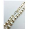 Image 3 : 43) STERLING SILVER FRESHWATER PEARL NECKLACE