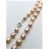Image 3 : 49) STERLING SILVER FRESHWATER PEARL NECKLACE